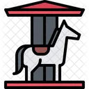 Carousel Amusement Park Fair Icon