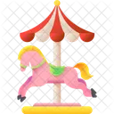 Carousel Amusement Carnival Icon
