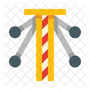 Amusement Park Carousel Attraction Icon