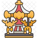 Carousel Ride Amusement Icon