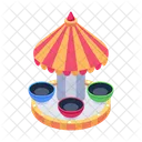 Carousel Ride Roundabout Ride Carnival Ride Icon