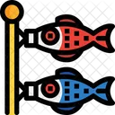 Carp Flag Fish Flag Icon