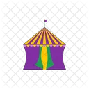 Carpa De Carnaval Icono