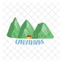 Carpathians Mountains  Icon