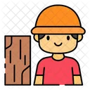 Carpenter Carpentry Worker Icon