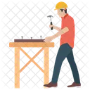Carpenter Woodworker Professional Carpenter Icon