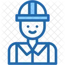 Carpenter Contractor Worker Icon