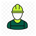 Carpenter Construction Worker Icon