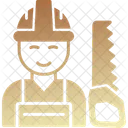 Carpenter Asian Avatar Icon