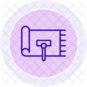 Carpet Clean Color Circle Icon Icon