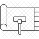 Carpet Clean Thinline Icon Icon