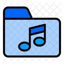 Carpeta Musica Reproductor Multimedia Icono