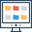 Carpeta Diseno Monitor Icon