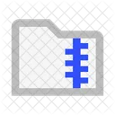 Carpeta Archivo Zip Icon