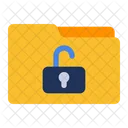 Carpeta Desbloqueo Seguridad Icon