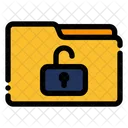 Carpeta Desbloqueo Seguridad Icon