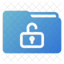 Carpeta Desbloqueo Seguridad Icon