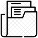 Almacenamiento de datos de carpetas  Icono
