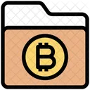 Carpeta Bitcoin Bitcoin Finanzas Icono