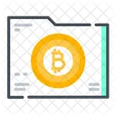 Carpeta bitcoin  Icono