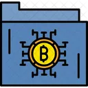 Carpeta bitcoin  Icono