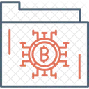 Carpeta bitcoin  Icono