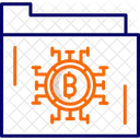 Carpeta bitcoin  Icono