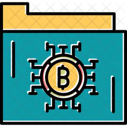 Carpeta bitcoin  Icono