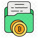 Carpeta Bitcoin Carpeta Bitcoin Icono