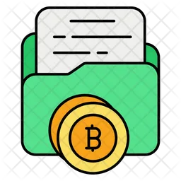 Carpeta bitcoin  Icono