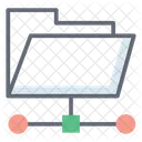 Estructura De Datos Red De Documentos Documentos Compartidos Icono