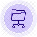 Carpeta conectada  Icono