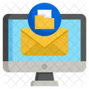 Carpeta de correo electrónico  Icono