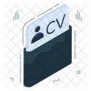 Carpeta Cv Documento Doc Icon