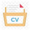 Carpeta de CV  Icono