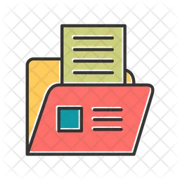 Carpeta de archivos  Icono