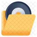 Carpeta de CD  Icono