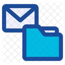 Carpeta Correo Almacenamiento Icon