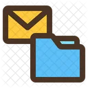 Carpeta Correo Almacenamiento Icon