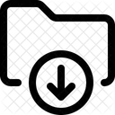 Carpeta de descargas  Icono