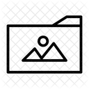Carpeta de imagen  Icono
