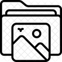Carpeta de imagen  Icono