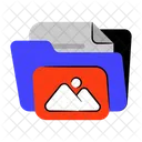 Carpeta de imagen  Icono