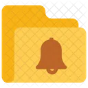 Carpeta de notificaciones  Icono