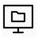 Carpeta De Pantalla Pantalla Mostrar Icono