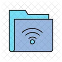 Wifi Compartir Archivo Icono