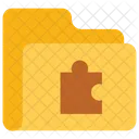 Carpeta de rompecabezas  Icono