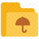 Carpeta de seguro  Icono