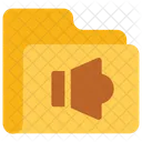 Carpeta de sonido  Icono