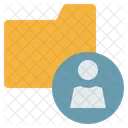 Carpeta Personal Datos Icon